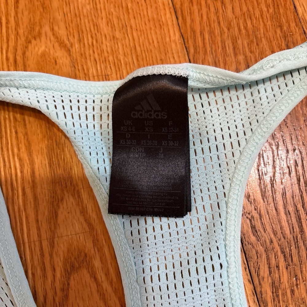 Adidas Blue and Mint Racerback Tank Tops - Picture 6 of 7